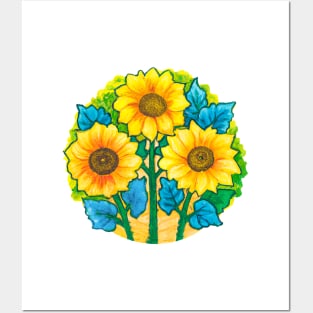 Sunflowers Posters and Art